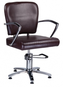 Fotel fryzjerski LIVIO brązowy BD-1003