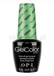OPI - GelColor - You are So Outta Lime! *NEON COLLECTION 2014* #GCN34