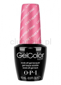 OPI - GelColor - Can’t Hear Myself Pink *BRIGHTS COLLECTION 2015* (S, M) #GCA72