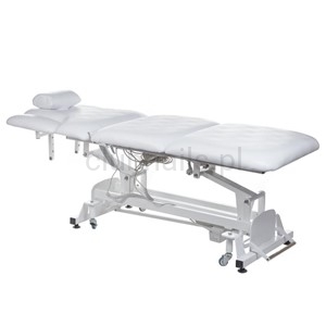 Elektryczne łamane łóżko do masażu BT-2120 szare (1)