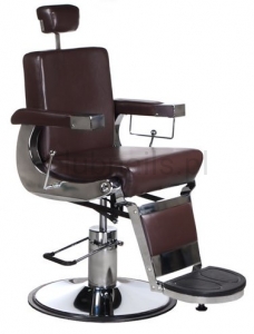 Fotel fryzjerski LUMBER BD-2121 brązowy