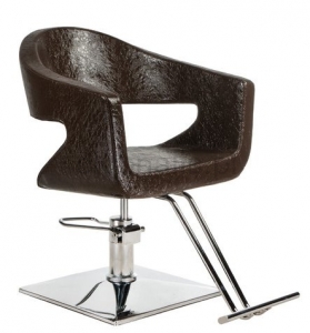 Fotel fryzjerski Paolo BM-002 LUX brązowy