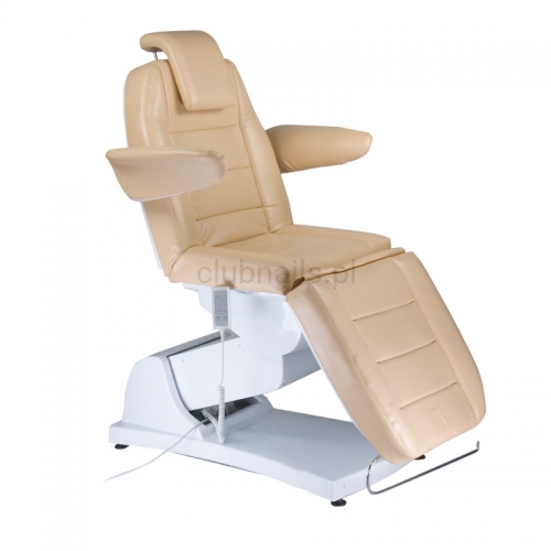 Elektryczny fotel kosmetyczny Bologna BG-228 beż.jpg
